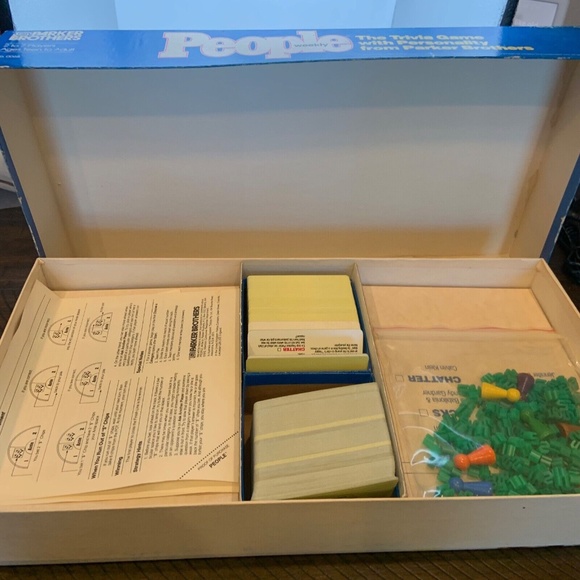Vintage 1984 Parker Brothers People Weekly Trivia Game Nostalgia - Picture 6 of 15